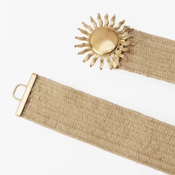 NWT Zara limited edition bohemian Stretchy Sun belt - Picture 5 of 7